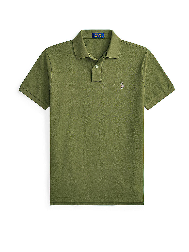 Polo Custom Slim Fit oliva XXL