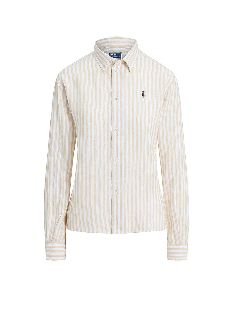 Camicetta di lino beige L