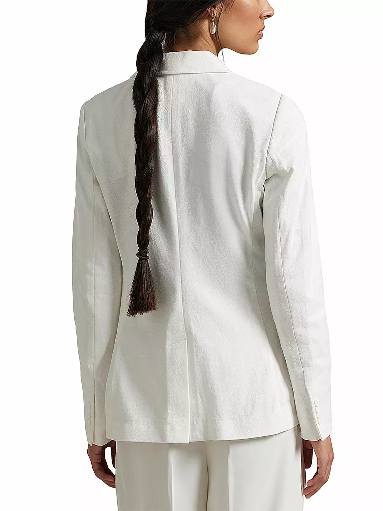 POLO RALPH LAUREN | Blazer
Marke: POLO RALPH LAUREN
Farbe: weiss
Kategorien: Moda, Donna

Lunghezza manica: Manica lunga
Materiale: Cotone
Forma del colletto: Rever
Motivo: Tinta unita
Vestibilità (capispalla): Regular
Stile: Casual
Dettagli: Tasche a filetto, Logo | 