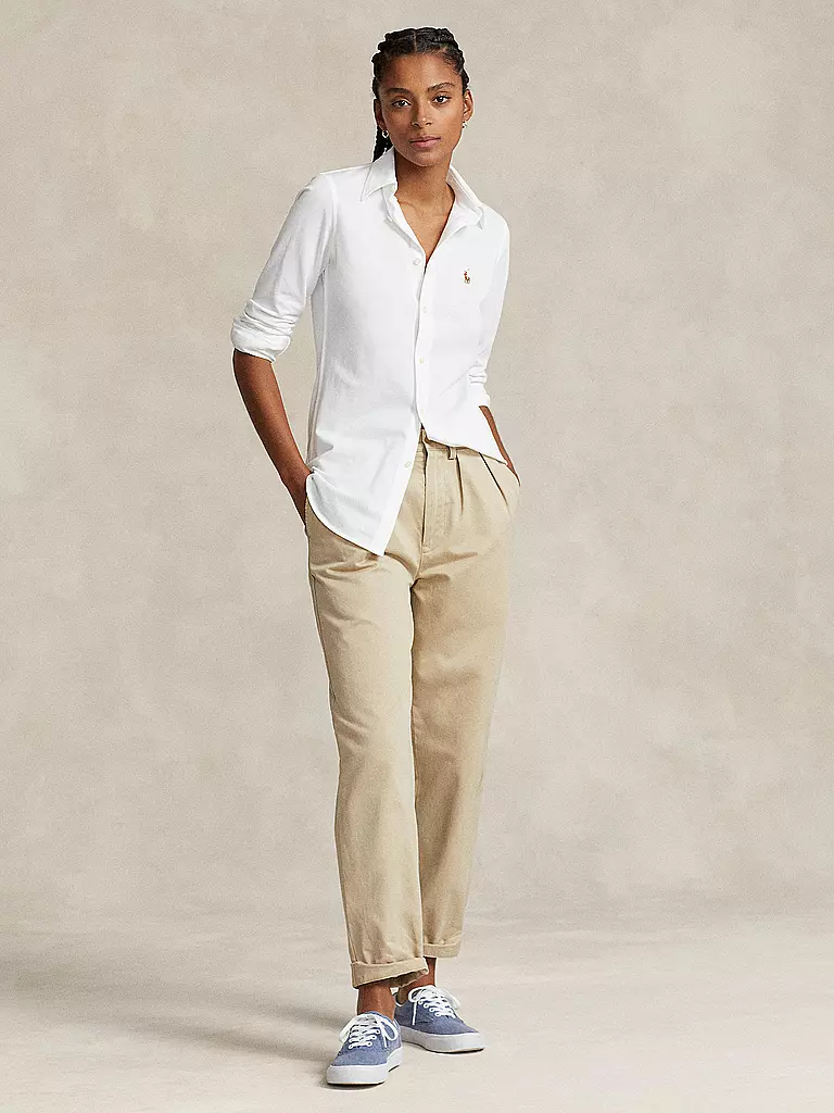 POLO RALPH LAUREN | Blusa Skinny Fit HEIDI | Bianco
