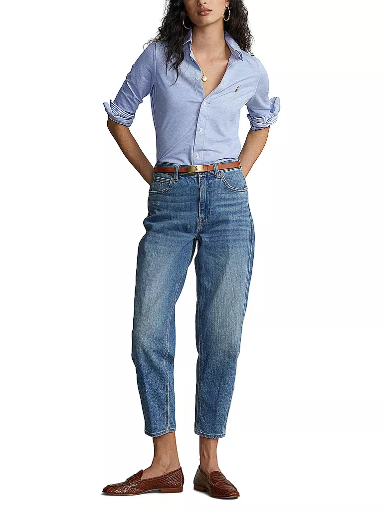 POLO RALPH LAUREN | Blusa Skinny Fit HEIDI | Blu chiaro