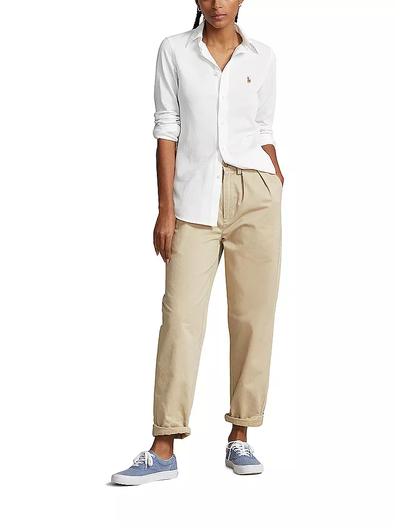 POLO RALPH LAUREN | Blusa Skinny Fit HEIDI | Bianco