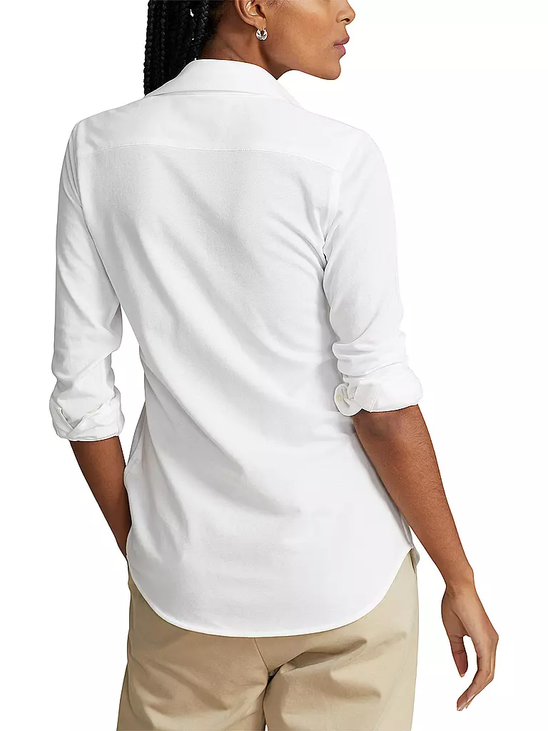 POLO RALPH LAUREN | Blusa Skinny Fit HEIDI | Bianco