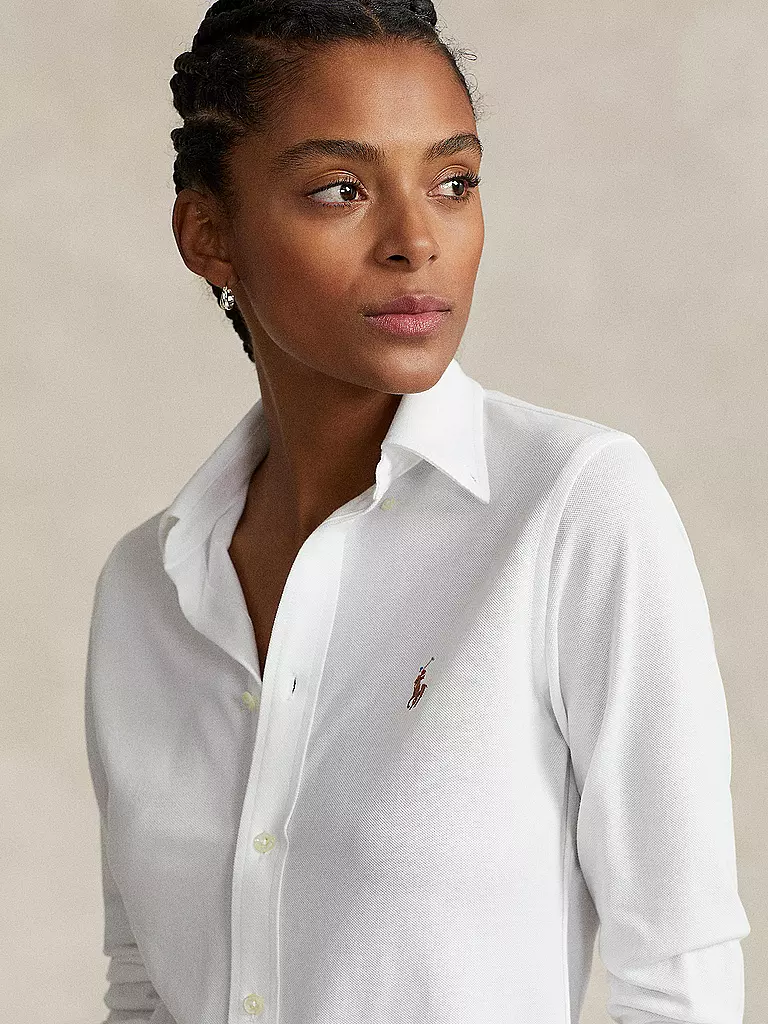 POLO RALPH LAUREN | Blusa Skinny Fit HEIDI | Bianco