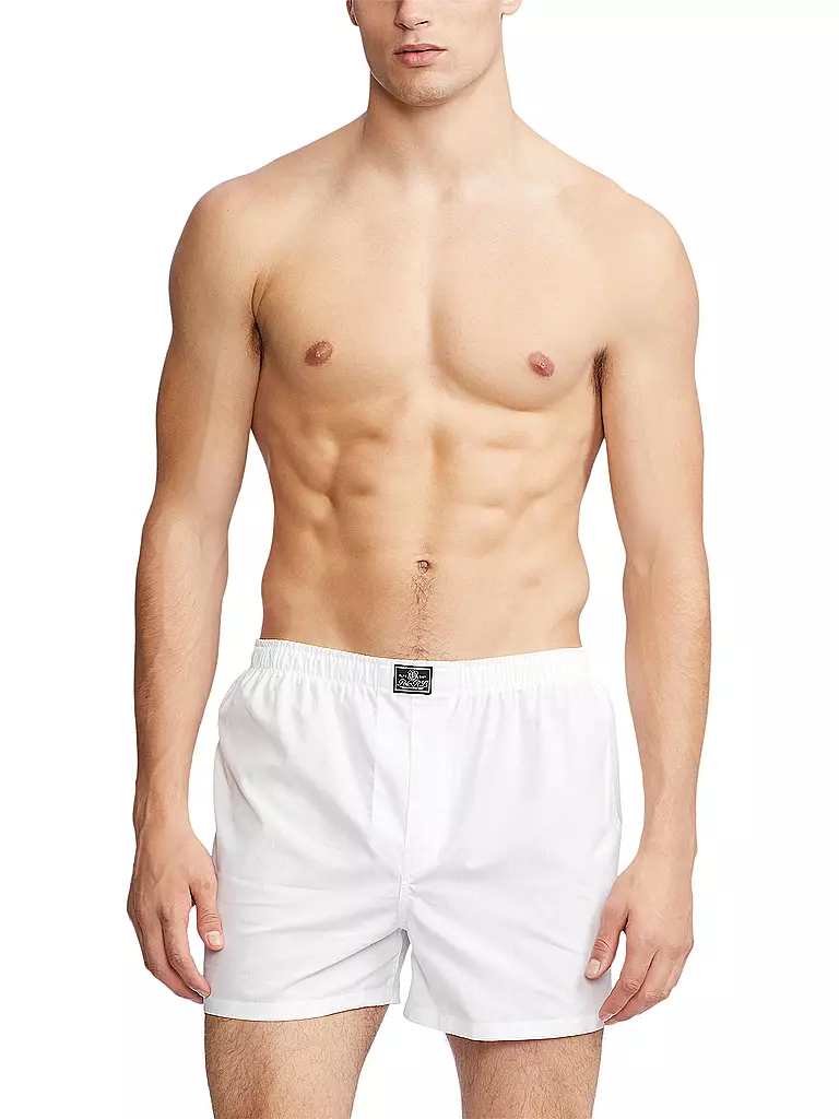 POLO RALPH LAUREN | Boxer 3 pz. bianco, azzurro, blu navy | Blu chiaro