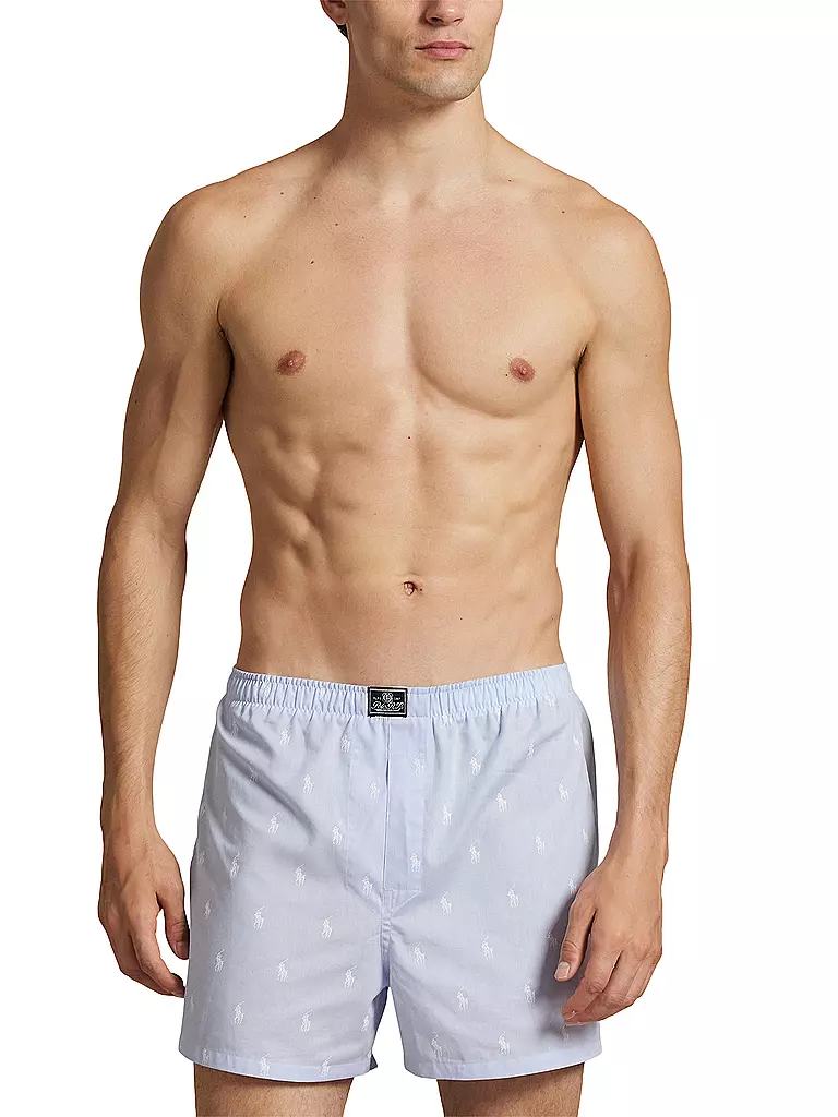 POLO RALPH LAUREN | Boxer 3 pz. blu aop | Blu