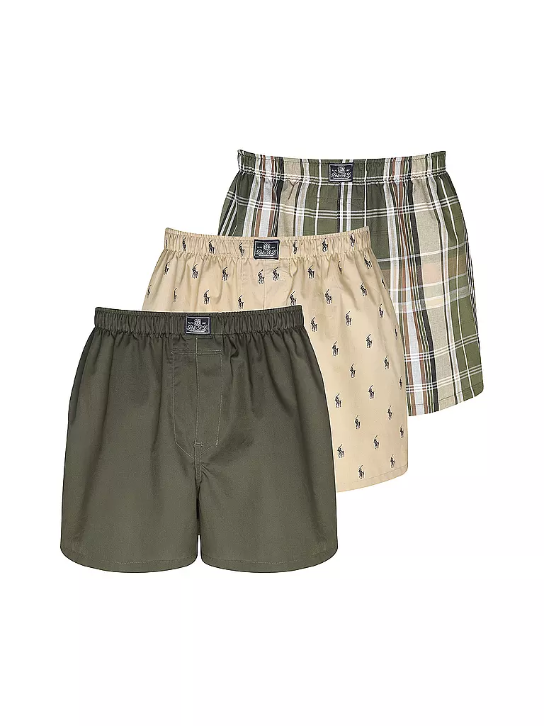 POLO RALPH LAUREN | Boxer 3 pz. marrone | Oliva