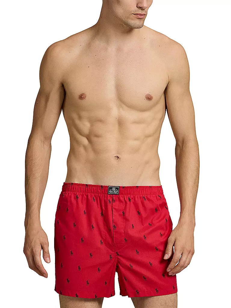 POLO RALPH LAUREN | Boxer 3 pz. rosso / cr | Blu
