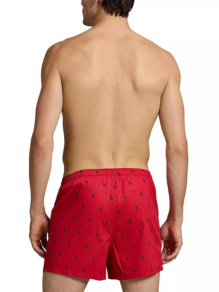 POLO RALPH LAUREN | Boxer 3 pz. rosso / cr | Blu