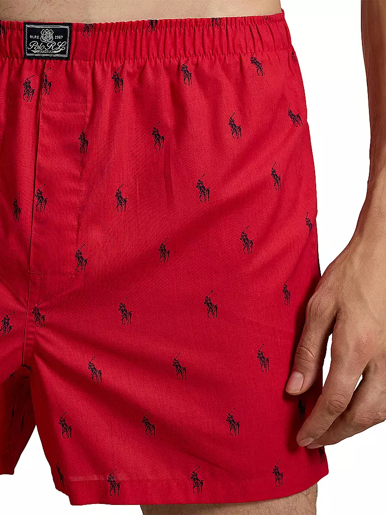 POLO RALPH LAUREN | Boxer 3 pz. rosso / cr | Blu