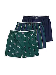 POLO RALPH LAUREN | Boxer 3 pz. marrone | Verde scuro