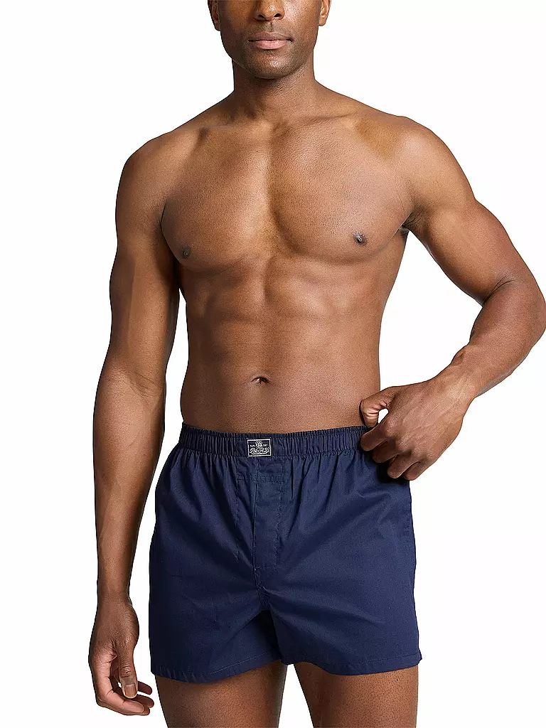 POLO RALPH LAUREN | Boxer 3 pz. stampa navy | Verde scuro