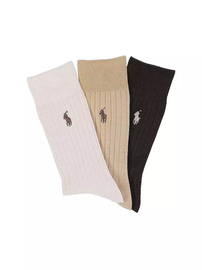 POLO RALPH LAUREN | Calzini confezione da 3 stone/brown/camel | Marrone