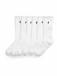 POLO RALPH LAUREN | Calzini confezione da 6 bianco | Bianco