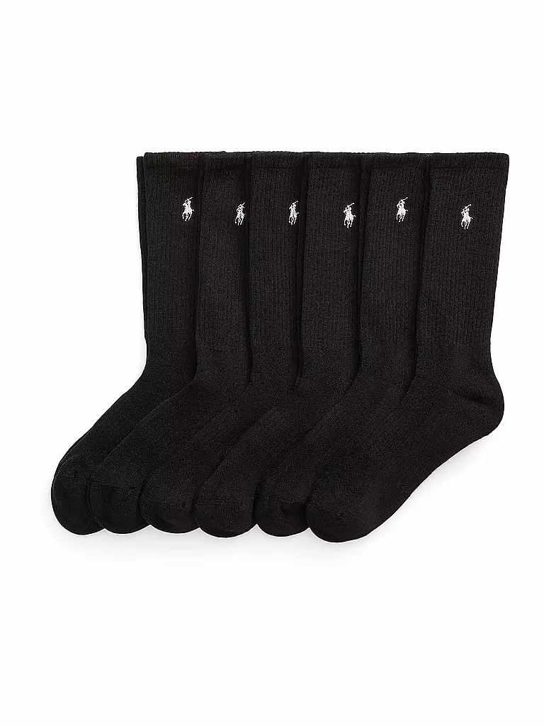 POLO RALPH LAUREN | Calzini confezione da 6 nero | Blu scuro