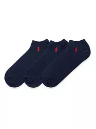 POLO RALPH LAUREN | Calzini sneaker, confezione da 3, blu navy | Blu scuro
