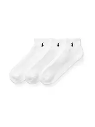 POLO RALPH LAUREN | Calzini sneaker confezione da 3 bianco | Bianco