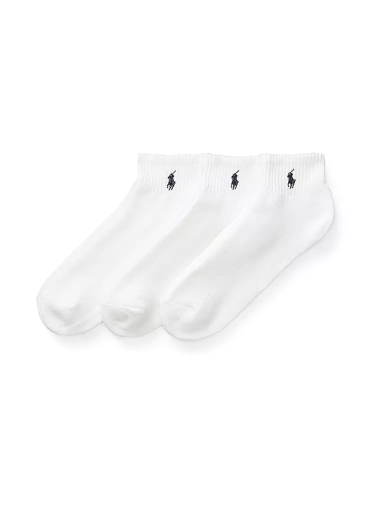 POLO RALPH LAUREN | Calzini sneaker confezione da 3 bianco | Bianco