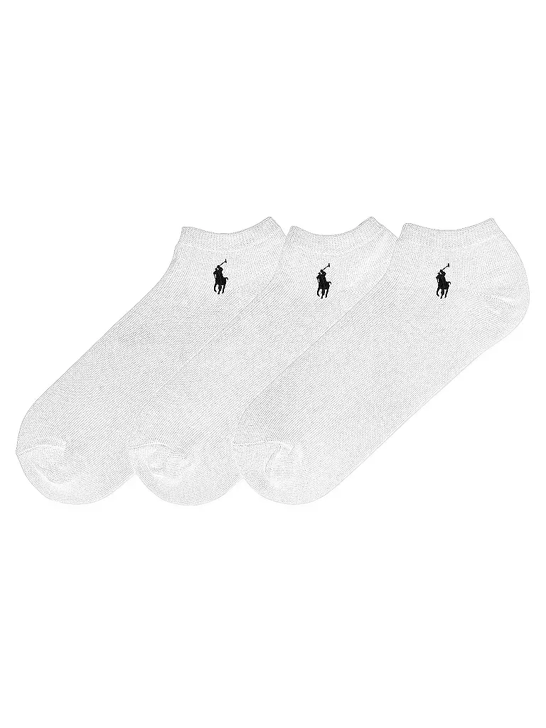 POLO RALPH LAUREN | Calzini sneaker confezione da 3 bianco | Bianco