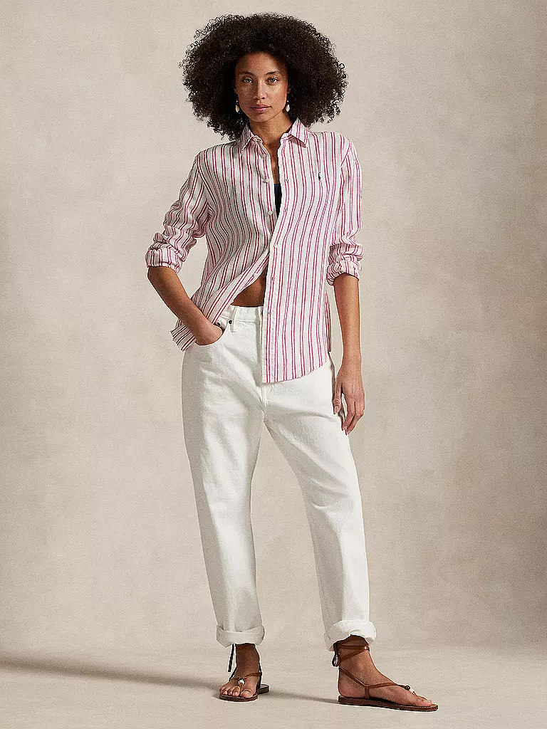 POLO RALPH LAUREN | Camicetta di lino | Rosso