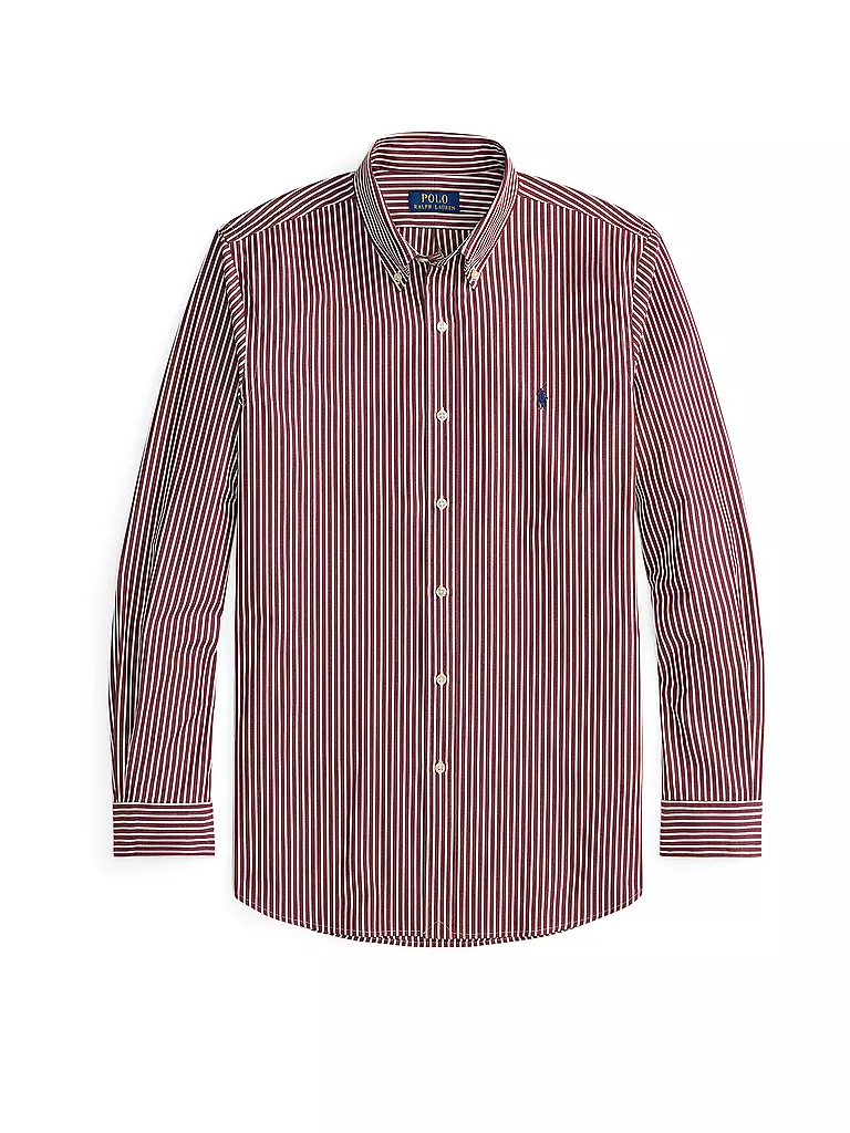POLO RALPH LAUREN | Camicia Custom Fit | Rosso scuro