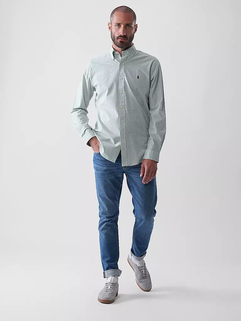 POLO RALPH LAUREN | Camicia Custom Fit | Verde chiaro