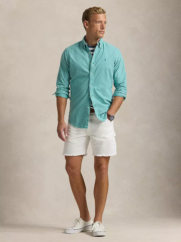 POLO RALPH LAUREN | Camicia Custom Fit | Turchese
