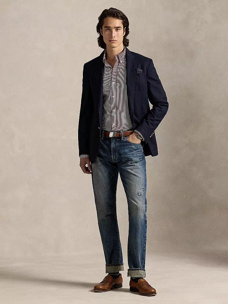 POLO RALPH LAUREN | Camicia Custom Fit | Rosso scuro
