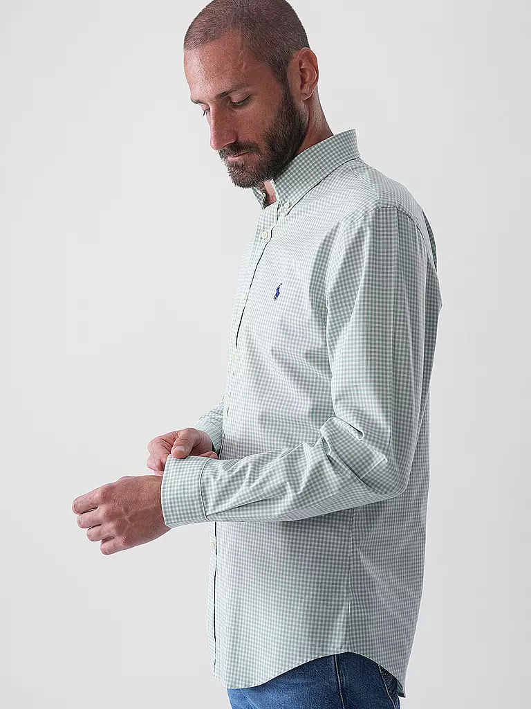 POLO RALPH LAUREN | Camicia Custom Fit | Verde chiaro