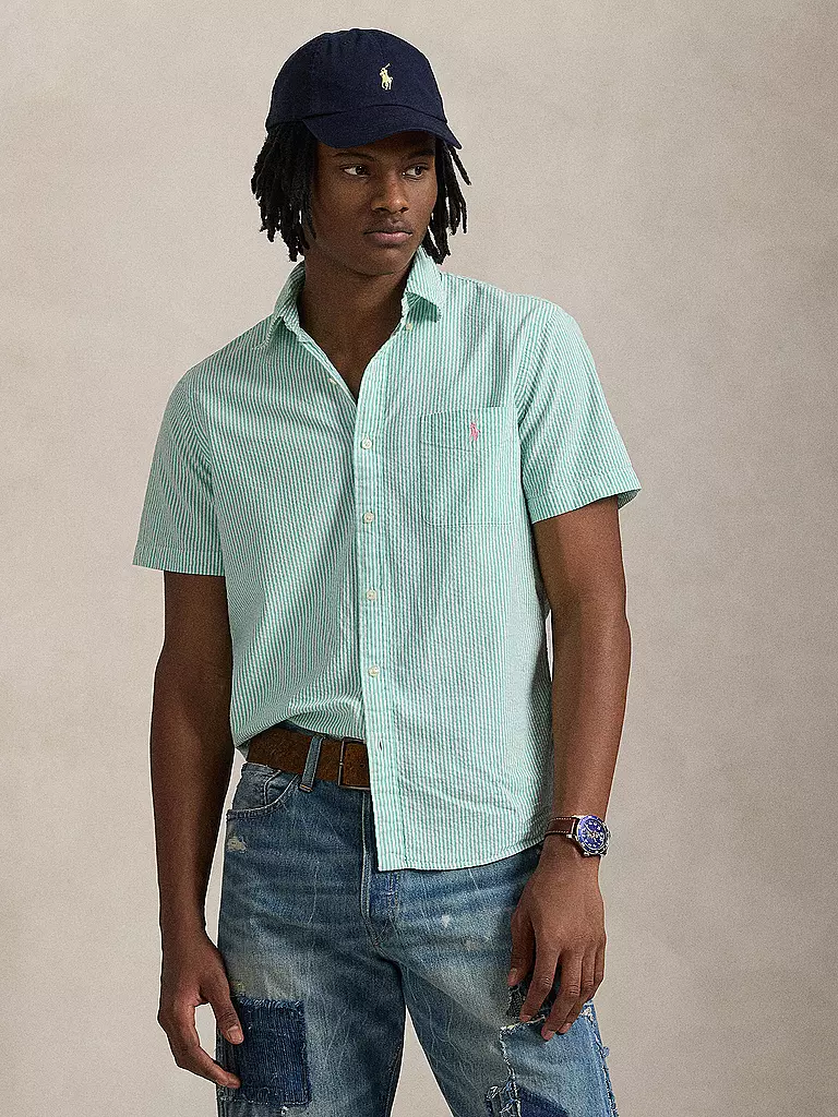 POLO RALPH LAUREN | Camicia Custom Fit | Verde chiaro