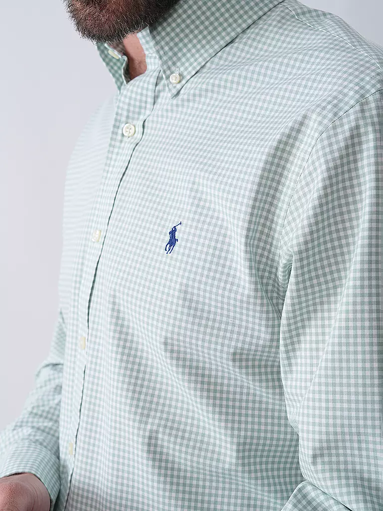 POLO RALPH LAUREN | Camicia Custom Fit | Verde chiaro
