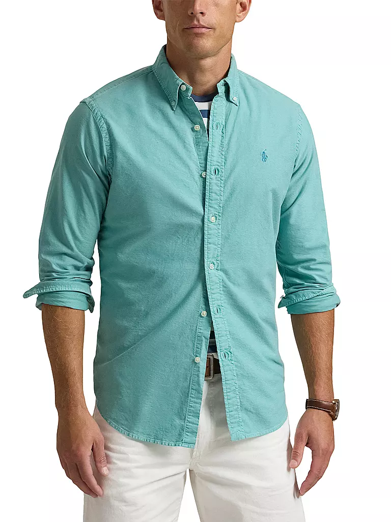 POLO RALPH LAUREN | Camicia Custom Fit | Turchese
