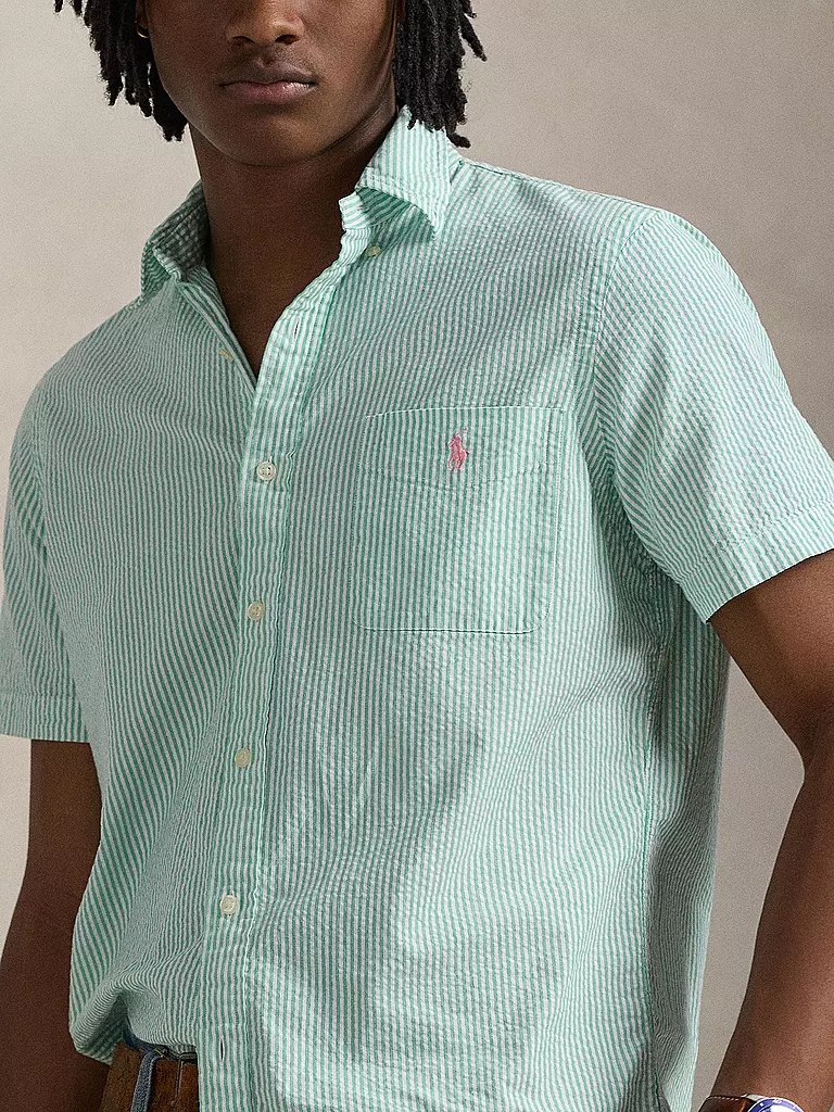 POLO RALPH LAUREN | Camicia Custom Fit | Verde chiaro