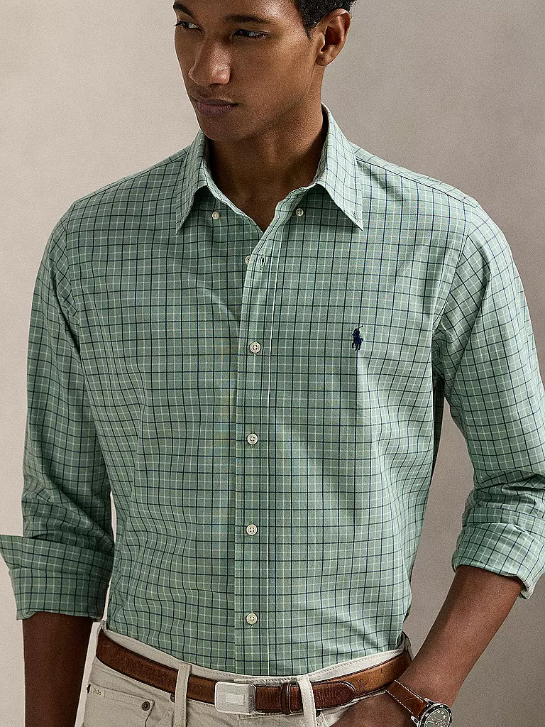 POLO RALPH LAUREN | Camicia Custom Fit | Verde chiaro
