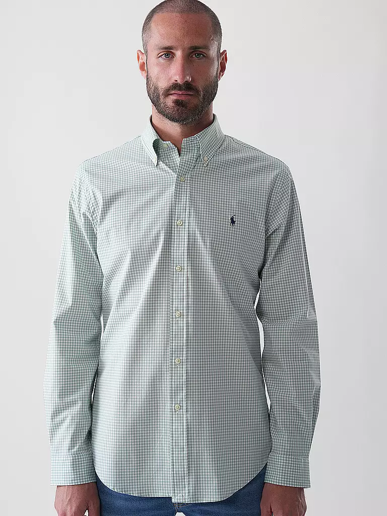 POLO RALPH LAUREN | Camicia Custom Fit | Verde chiaro
