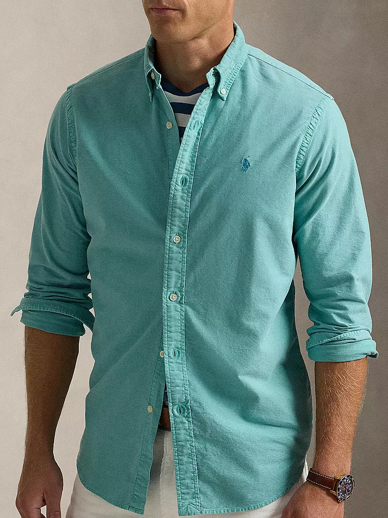 POLO RALPH LAUREN | Camicia Custom Fit | Turchese