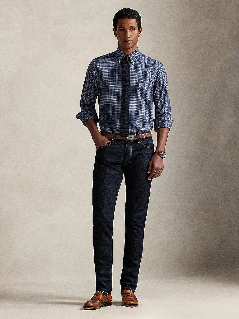 POLO RALPH LAUREN | Camicia di flanella regular fit | Blu scuro