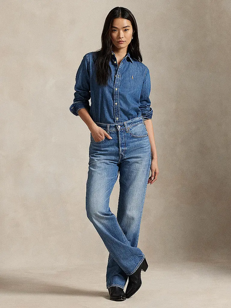 POLO RALPH LAUREN | Camicia di jeans | Blu scuro