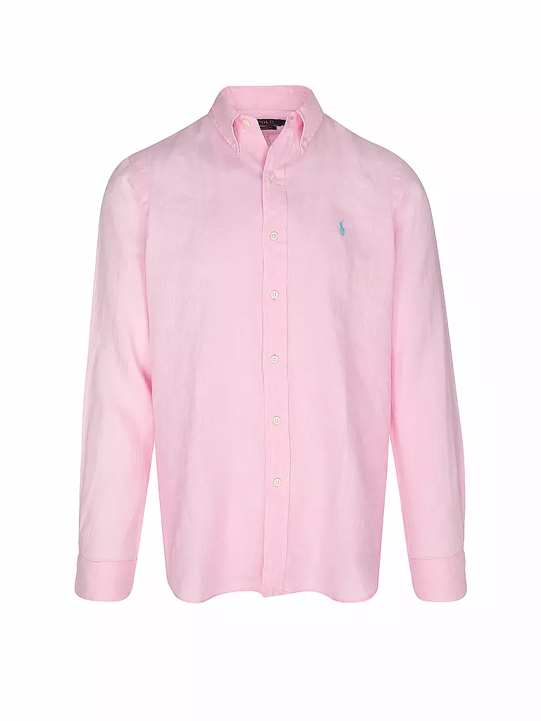 POLO RALPH LAUREN | Camicia di lino Custom Fit | Rosa