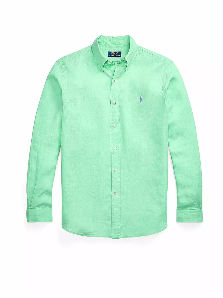 POLO RALPH LAUREN | Camicia di lino Custom Fit | Turchese