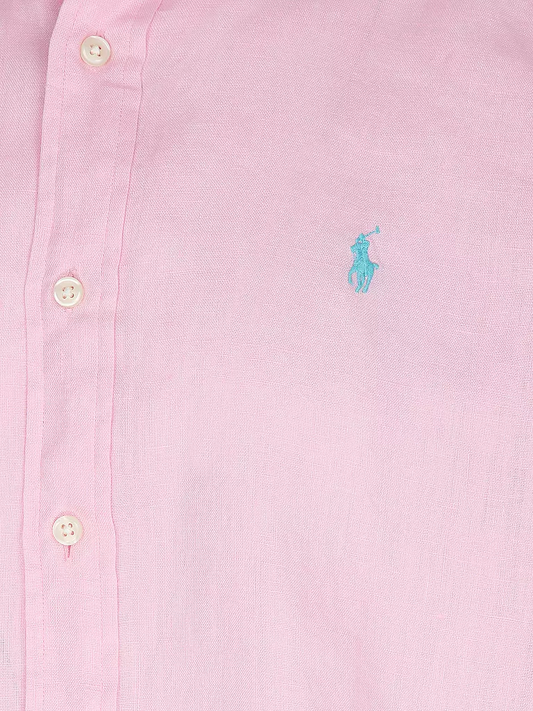 POLO RALPH LAUREN | Camicia di lino Custom Fit | Rosa