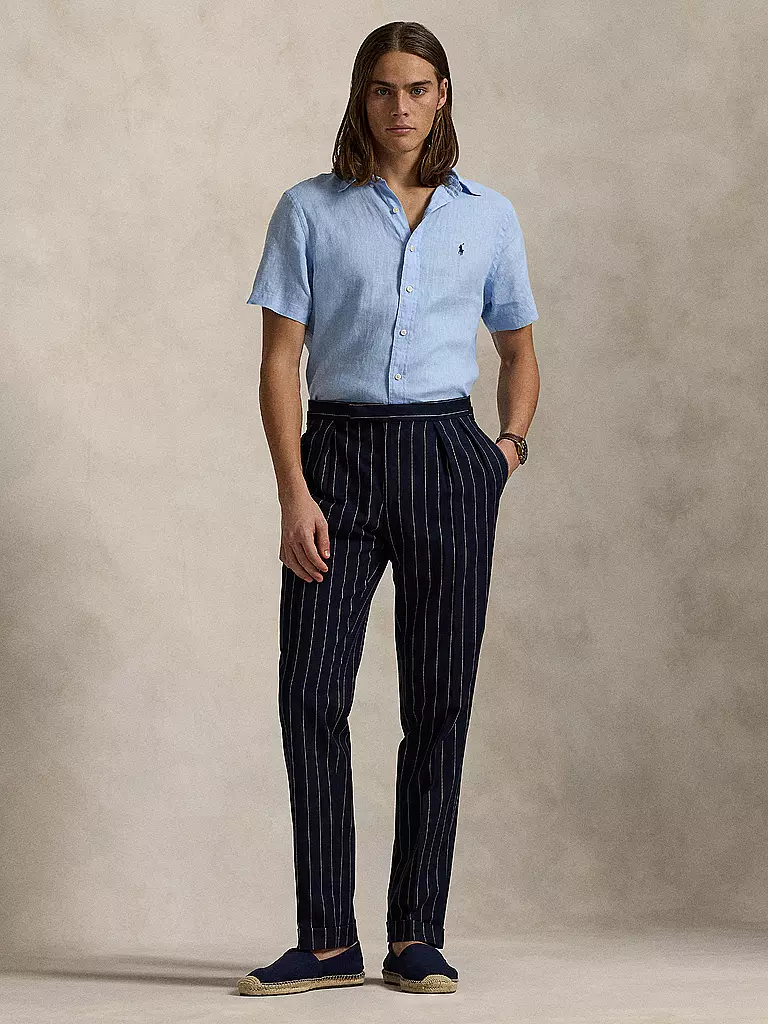 POLO RALPH LAUREN | Camicia di lino | Blu chiaro