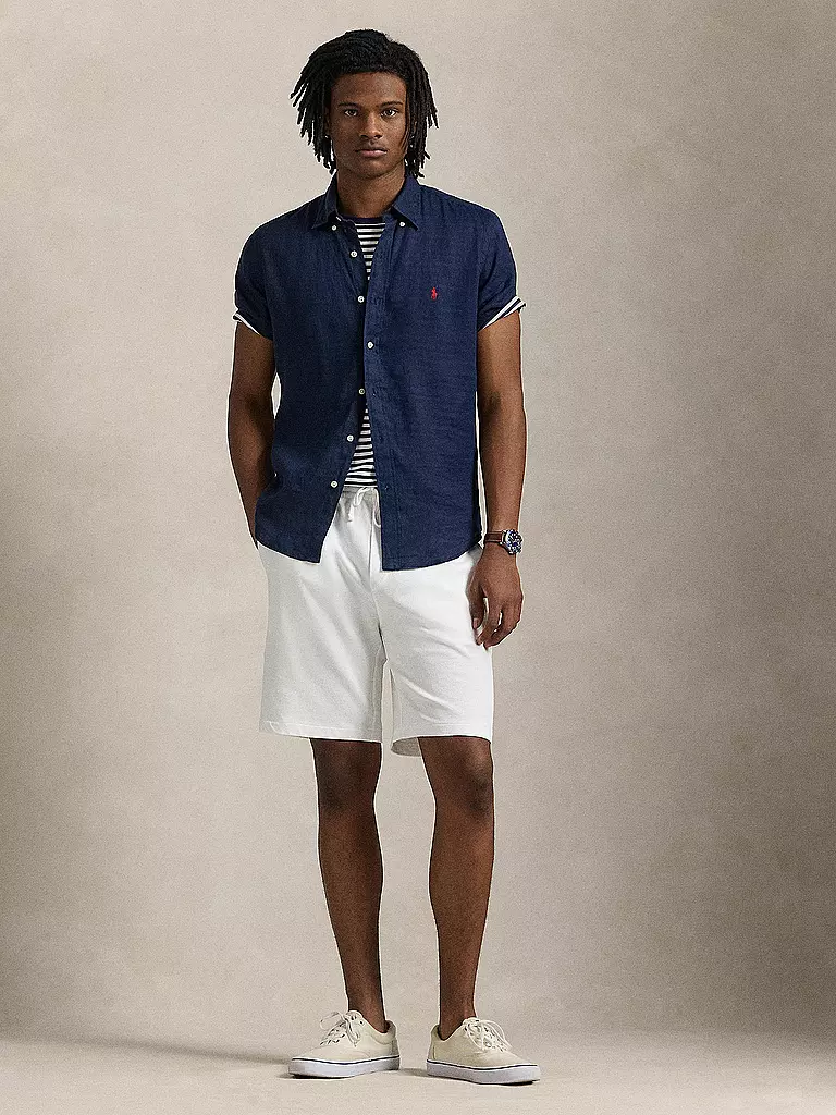 POLO RALPH LAUREN | Camicia di lino | Blu scuro