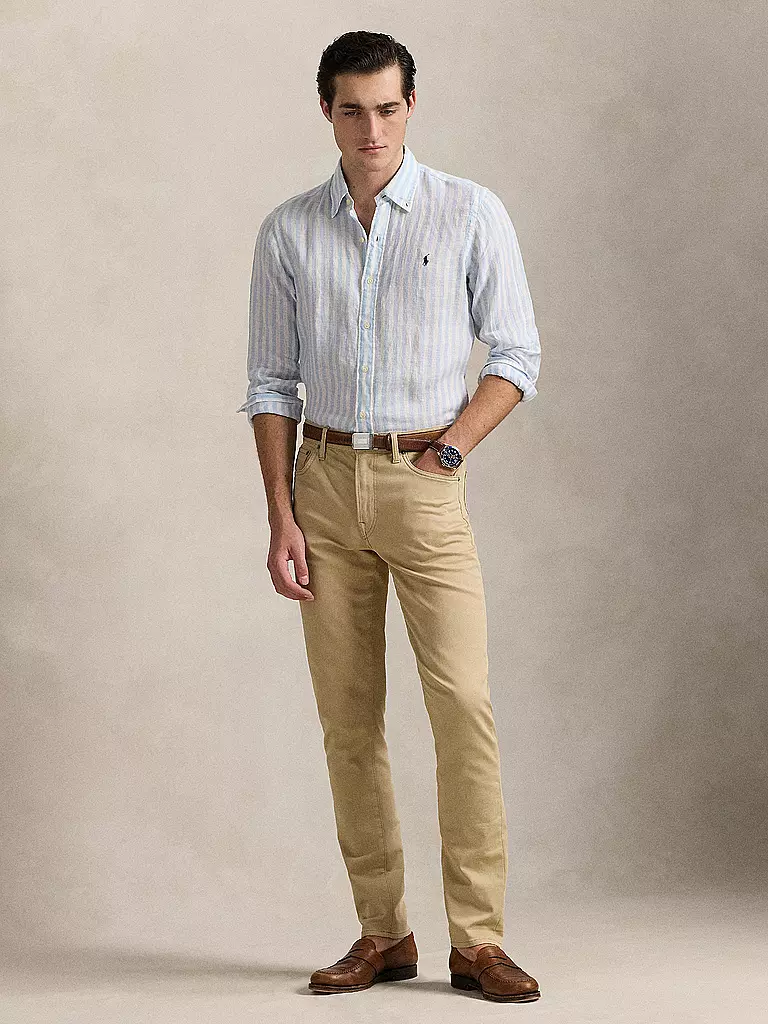 POLO RALPH LAUREN | Camicia di lino | Blu chiaro