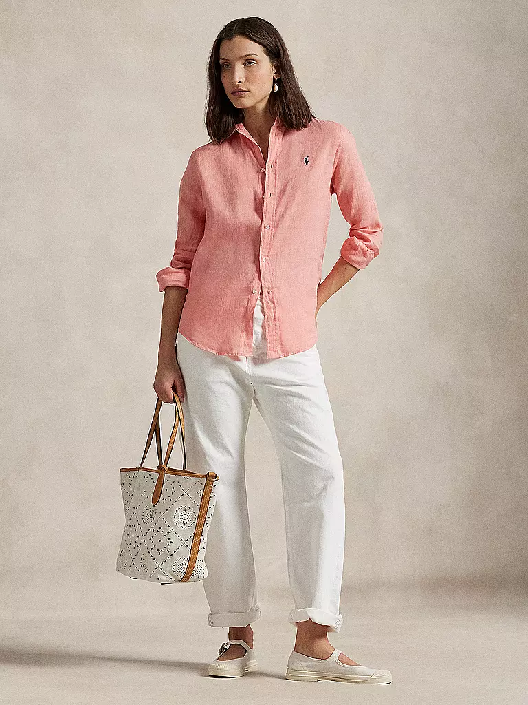 POLO RALPH LAUREN | Camicia di lino | Rosa