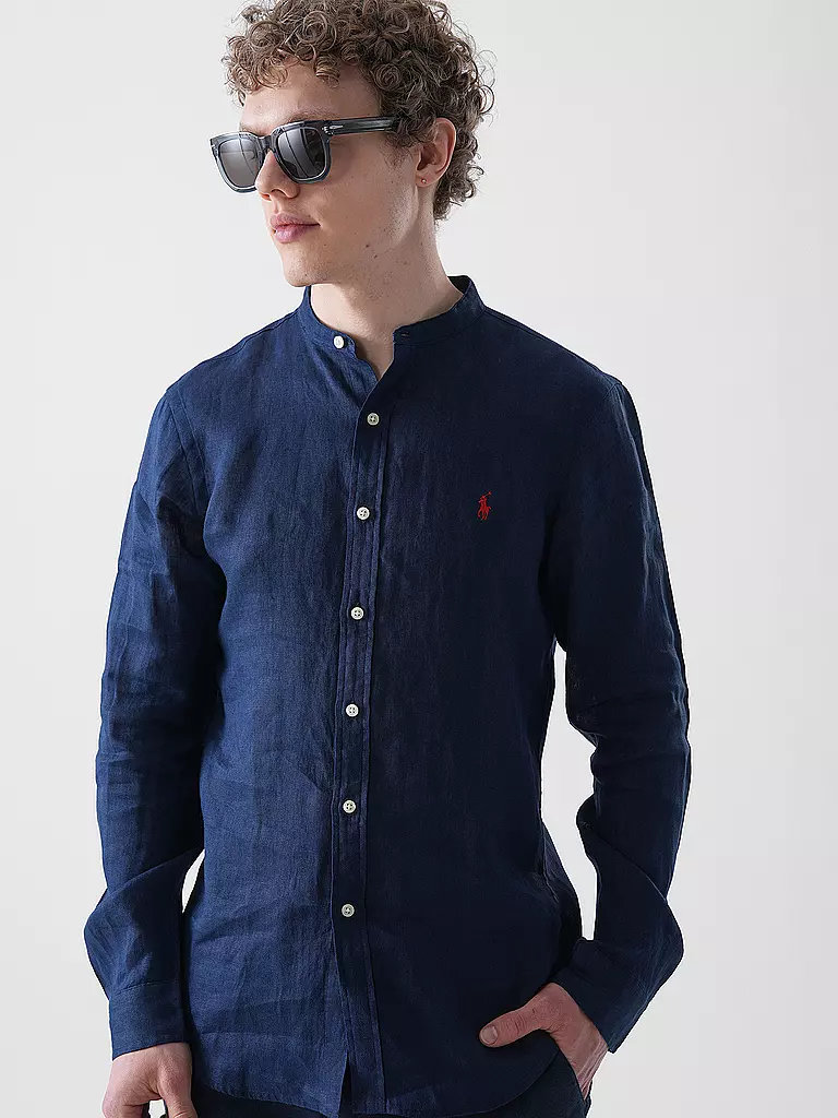 POLO RALPH LAUREN | Camicia di lino | Blu scuro