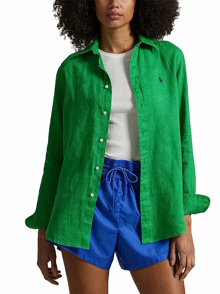 POLO RALPH LAUREN | Camicia di lino | Verde