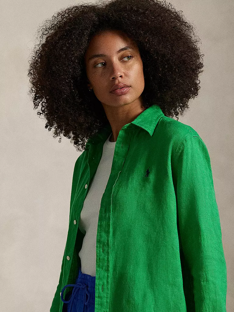 POLO RALPH LAUREN | Camicia di lino | Verde