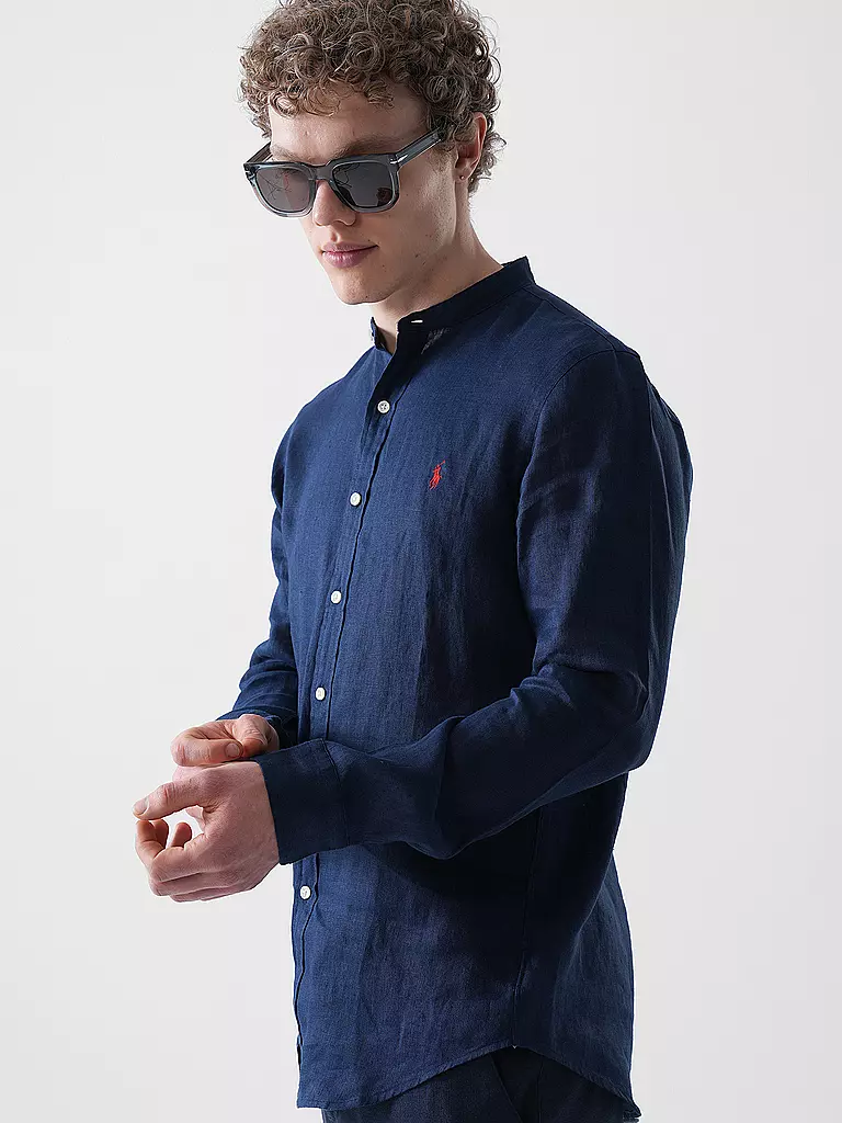 POLO RALPH LAUREN | Camicia di lino | Blu scuro