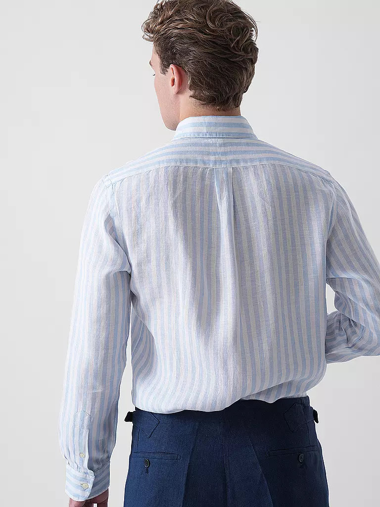 POLO RALPH LAUREN | Camicia di lino | Blu chiaro